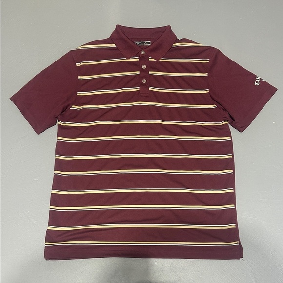 Callaway Other - Callaway Performance Striped Golf Polo Shirt (Men XL)